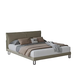 Modern Double Bed 3d model