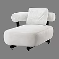 Modern Simple Single Sofa 3d model