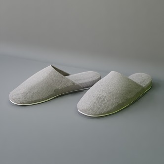 Modern slippers 3d model