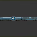 Train Light Rail Metro High Speed Rail EMU Train High Speed Train High Speed Train High Speed Locomotive EMU 3d model