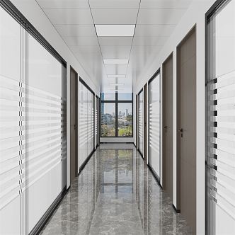 Office Corridor Office Corridor Corporate Corridor Corporate Corridor Corporate Office Corridor School Corridor Minimal Corridor 3d model