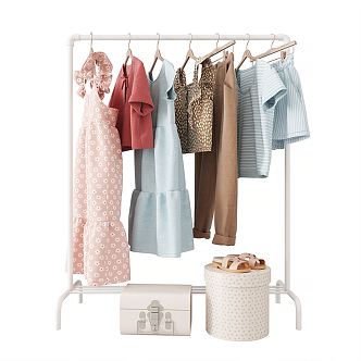 modern clothes hanger clothes hanger 3d model