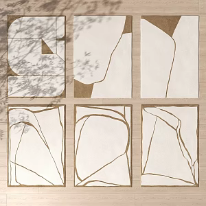 Cream wind carpet 3d model