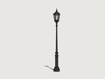 European-style street lamp, horse street lamp, landscape lamp 3d model