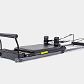 Professional Black Pilates Reformer Home Gym Workout Equipment With Sliding Platform And Spring System
