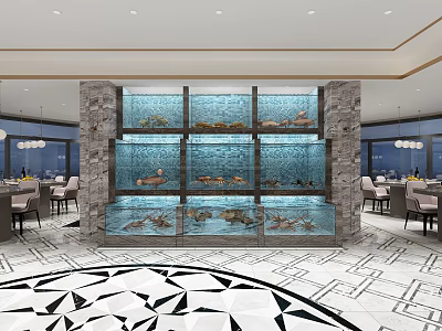 Restaurant 3d model Restaurant 3d model