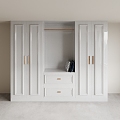 Wardrobe Locker Wall Cabinet Side Cabinet 3d model