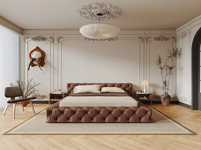 French Bedroom 3d model
