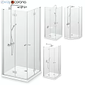Modern Shower Head Designs For Glass Enclosure With Handheld And Fixed Options