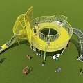 Elephant Slide 3d model