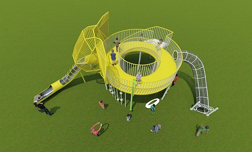 Elephant Slide 3d model