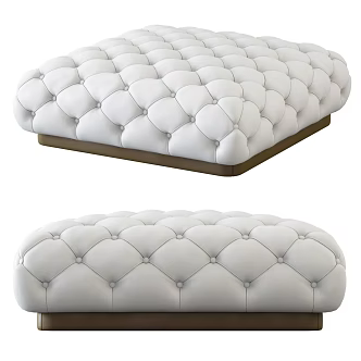 sofa stool square sofa stool 3d model