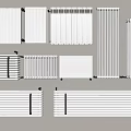 White Indoor Radiators with Various Modern Designs and Different Styles for Home Heating