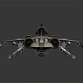 Modern fighter sci-fighter sci-fighter space fighter 3d model
