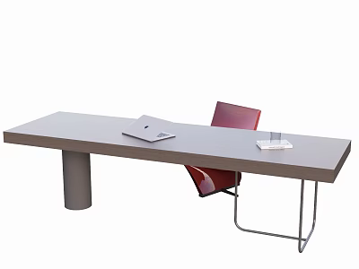 Italian Desk Computer Desk 3d model Italian Desk Computer Desk 3d model