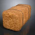 Natural Plant Straw Hay Bale Bundled With Twine For Agricultural Use