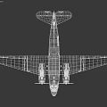 Classic Silver Airplane Models With Yellow Trimmed Wings And Trans World Logo