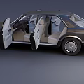 Classic Black Mercedes Benz Sedan Featuring Vintage Body Lines And Design