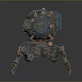 Mech tank mech insect mech spider crab machine crab mechanical crab mech crab 3d model