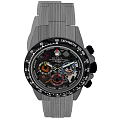 Rolex Grand Tourbillon Skeleton Watch With Intricate Mechanical Gears And Black Dial