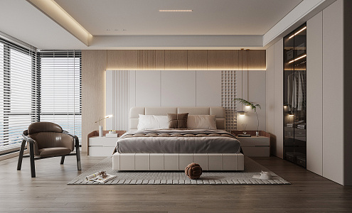 Modern Bedroom 3d model