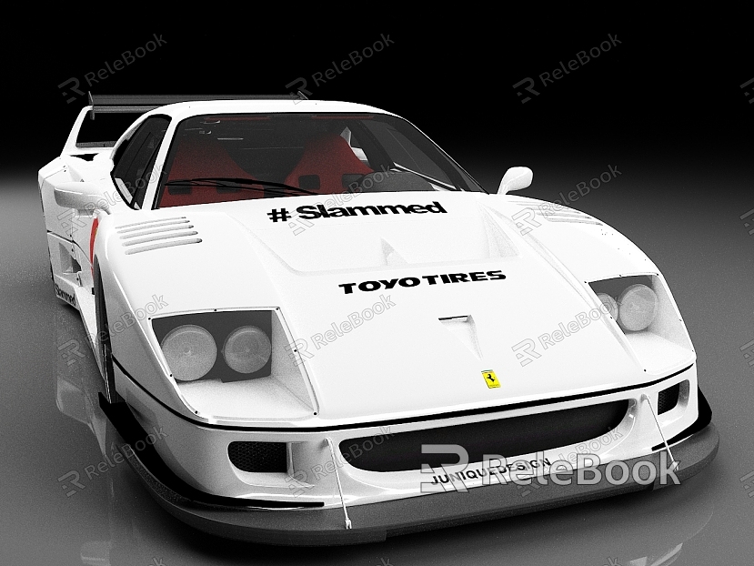 Ferrari f40 racing sports car super car car luxury car model