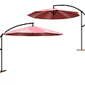 Outdoor Patio Sunshade Canopy With Arched Metal Stand And Sturdy Base For Garden Use