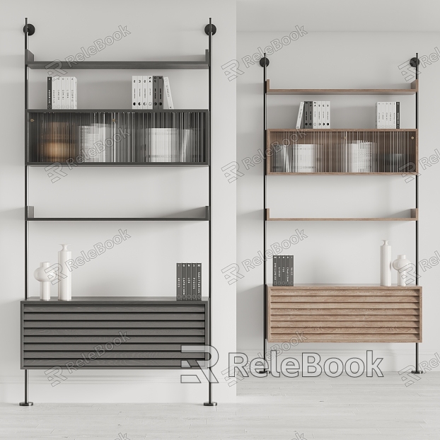 Modern Storage Rack Decorative Rack model