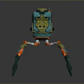 Robot Spider Robot Mecha Spider Science Fiction Spider Mechanical Spider Spider Battery Spider Tower Defense 3d model