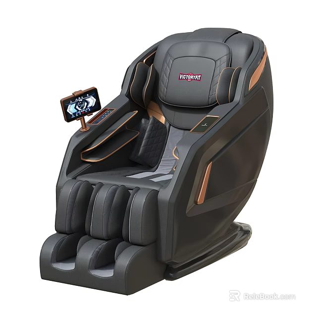 Luxury Full Body Zero Gravity Massage Chair With Smart Touch Screen For Ultimate Home Relaxation 3d model 
