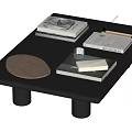 Modern Middle Ancient Style Coffee Table 3d model