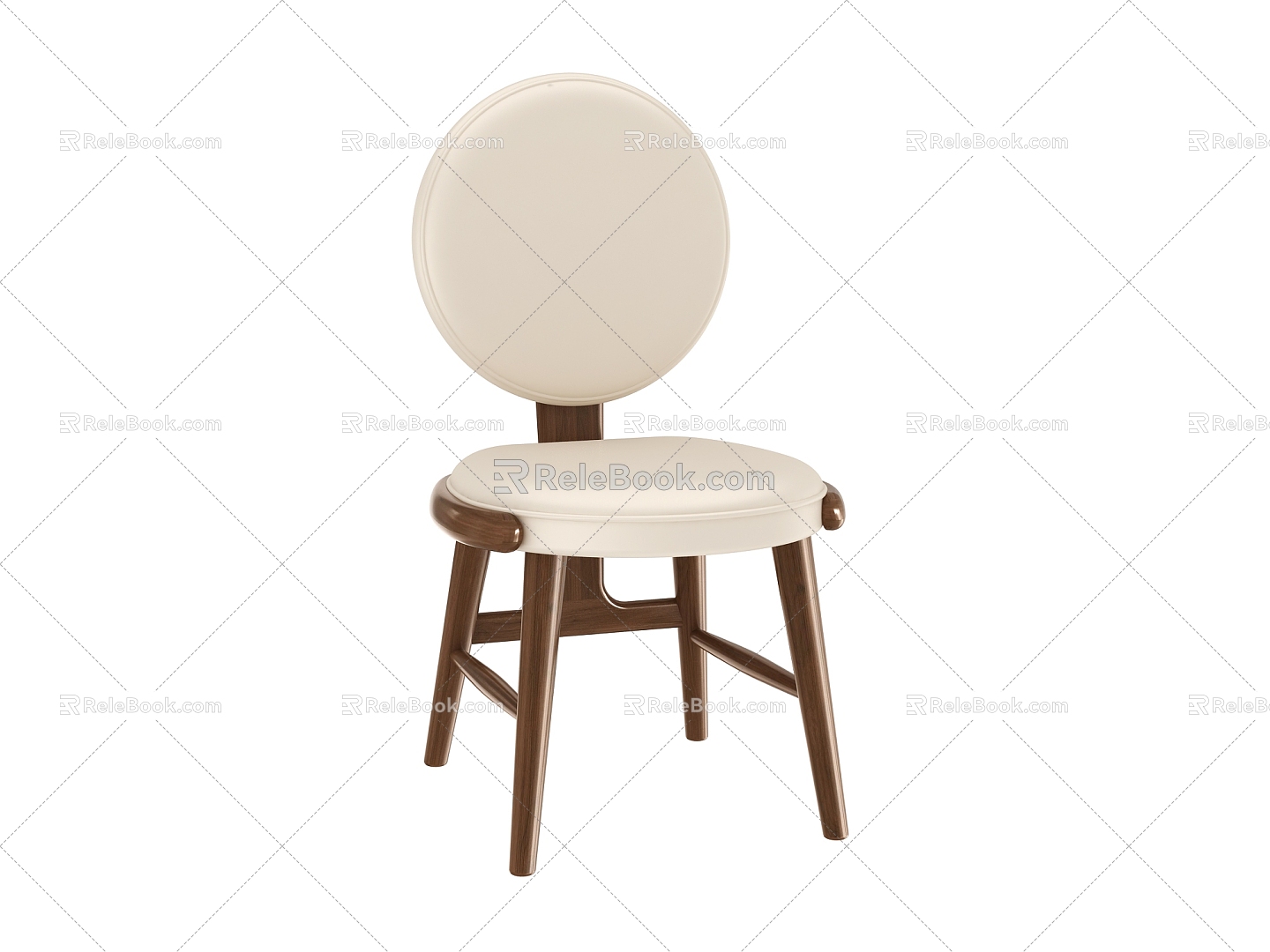 New Chinese Style Book Chair 3d model