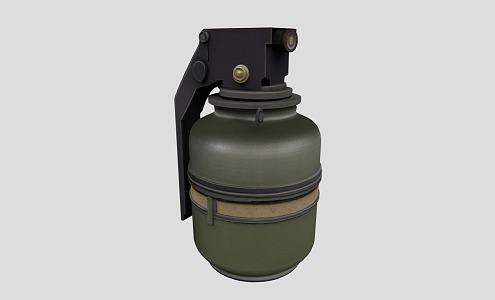 Grenade mine cantaloupe grenade bomb high explosive grenade weapon World War II US military grenade military grenade 3d model