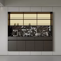Modern Minimalist Sideboard 3d model