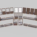 Wooden Hinged Doors With Various Designs For Home Interior And Exterior