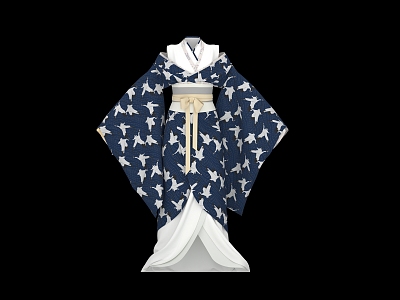 Japanese Kimono 3d model