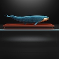 Whale ornaments 3d model