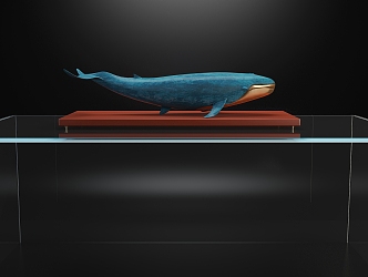 Whale ornaments 3d model