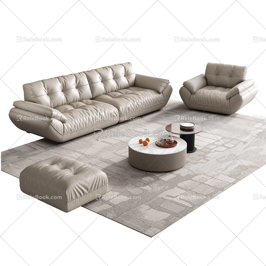 Sofa combination 3d model