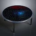 Modern Table Starry Table Wooden Table 3d model