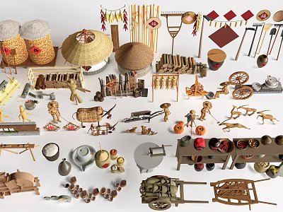 Modern Farm Tools Sits Farming Sits Country Sits 3d model