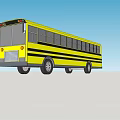 modern bus 3d model