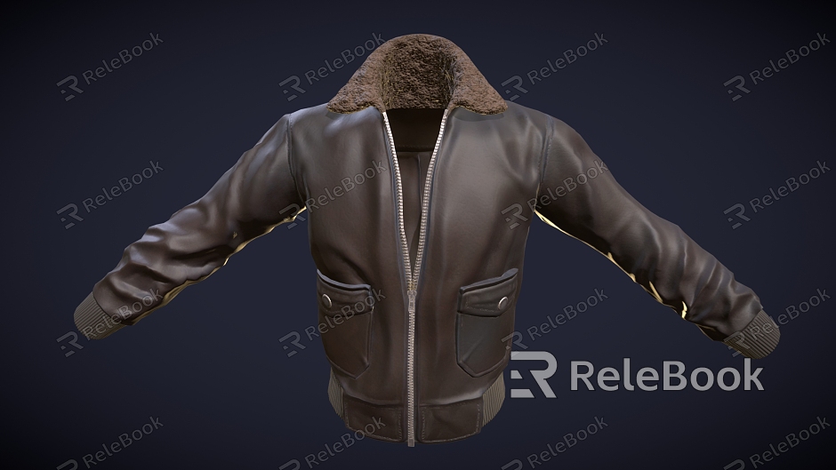 Flying Jacket Clothes Leather Jacket Clip Overcome Coat Top Coat Thick Clothes model