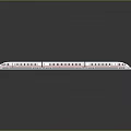 Train Light Rail Metro High Speed Rail EMU Train High Speed Train High Speed Train High Speed Locomotive EMU 3d model