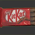 Nestle KitKat Delicious Chocolate Bar in Red Packaging with Break Slogan and Crispy Layers