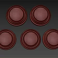 Decorative Circular Wall Plates With Various Materials And Colors For Home Decor