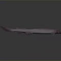 Realistic Purple Shark Model Isolated On Gray Background With Detailed Features