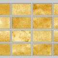 Gold foil paper effects material 3d model