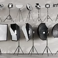 Complete Professional Studio Lighting Kit with Softboxes Umbrellas Light Stands and Spotlights