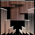 Natural Wooden Blinds With Adjustable Slats For Modern Home Window Decor